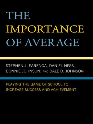 cover image of The Importance of Average